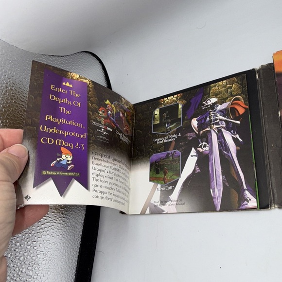 Sony PlayStation Underground Volume 2.3 PS1 Demo Discs MediEvil Trap Gunner RARE - Picture 3 of 8